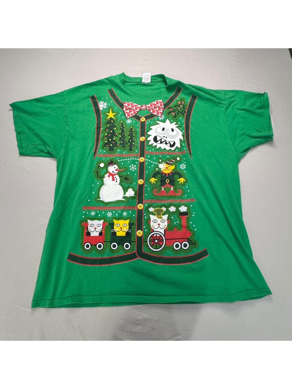 Vintage Ugly Christmas Tee 2XL